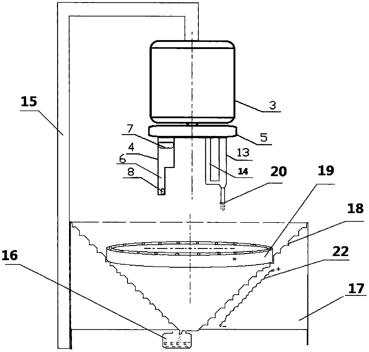 A bearing oiling device and its cleaning method before oiling