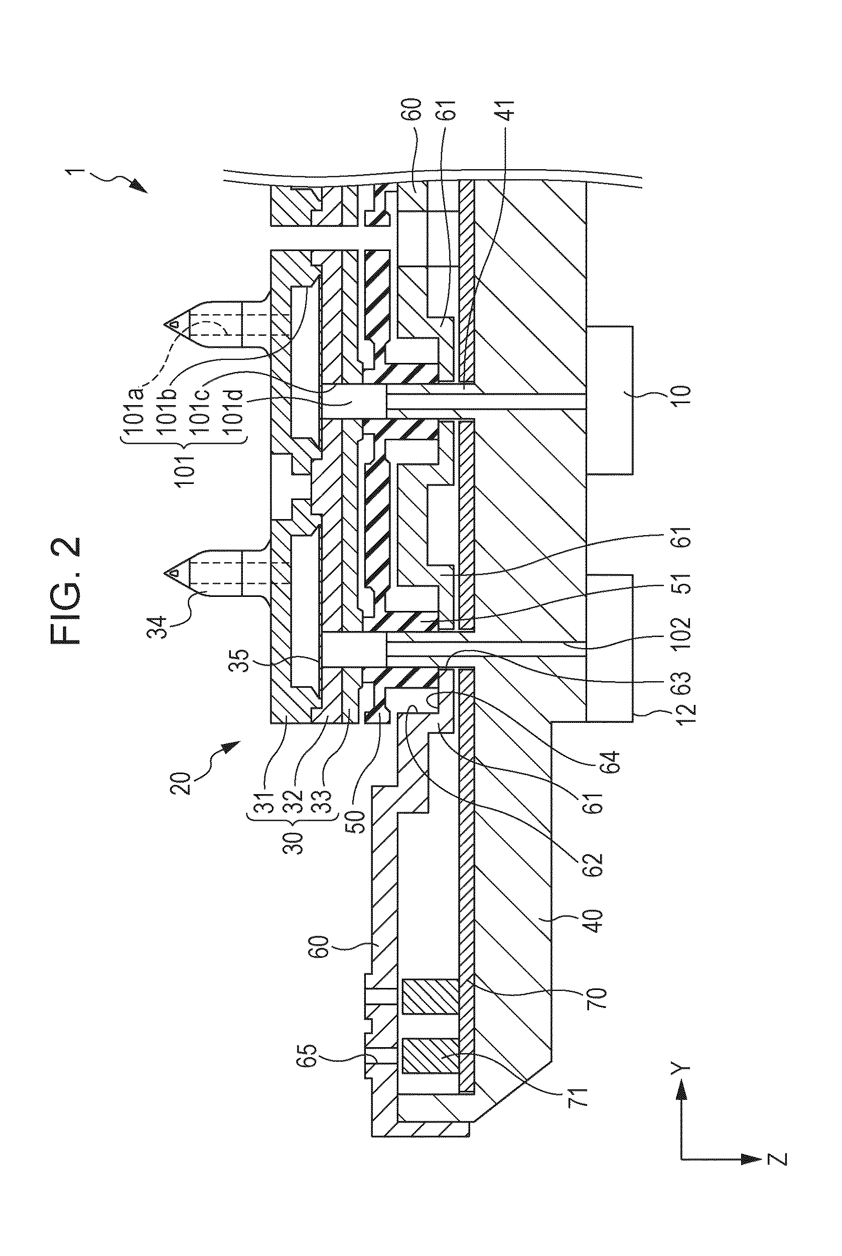 Liquid ejecting head unit and liquid ejecting apparatus