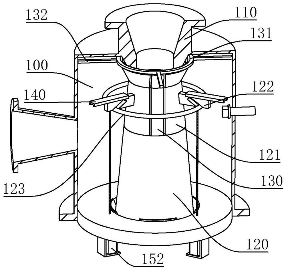 Airflow dyeing machine nozzle structure capable of improving dyeing efficiency and dyeing machine