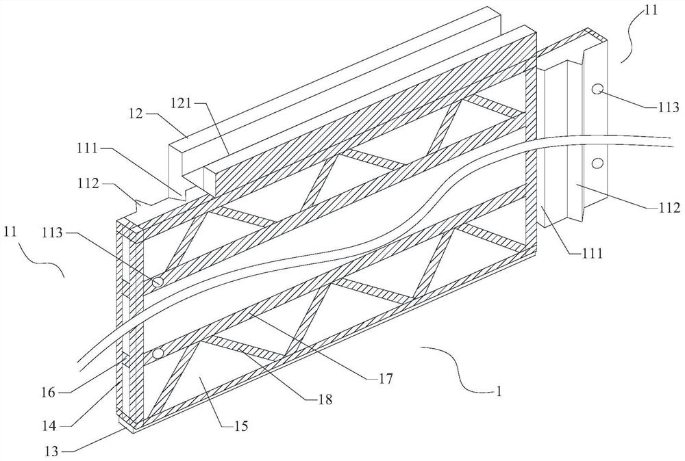 Assembly process of a light steel load-bearing wall panel
