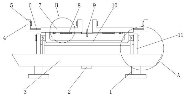 Clamp for compressor end cover machining and using method of clamp