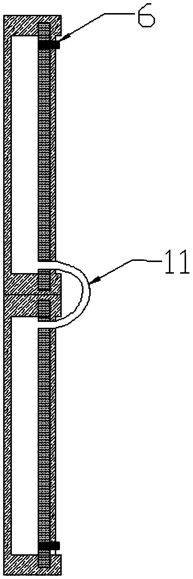A method for preventing concrete temperature cracks in underground side wall structures