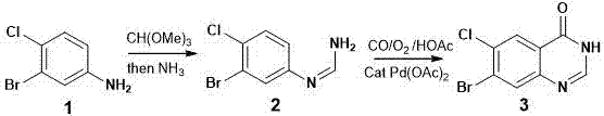 Synthetic method of drug intermediate of hemosanone, parent nucleus of hemosanone