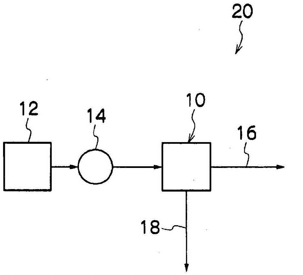 Reverse osmosis treatment device