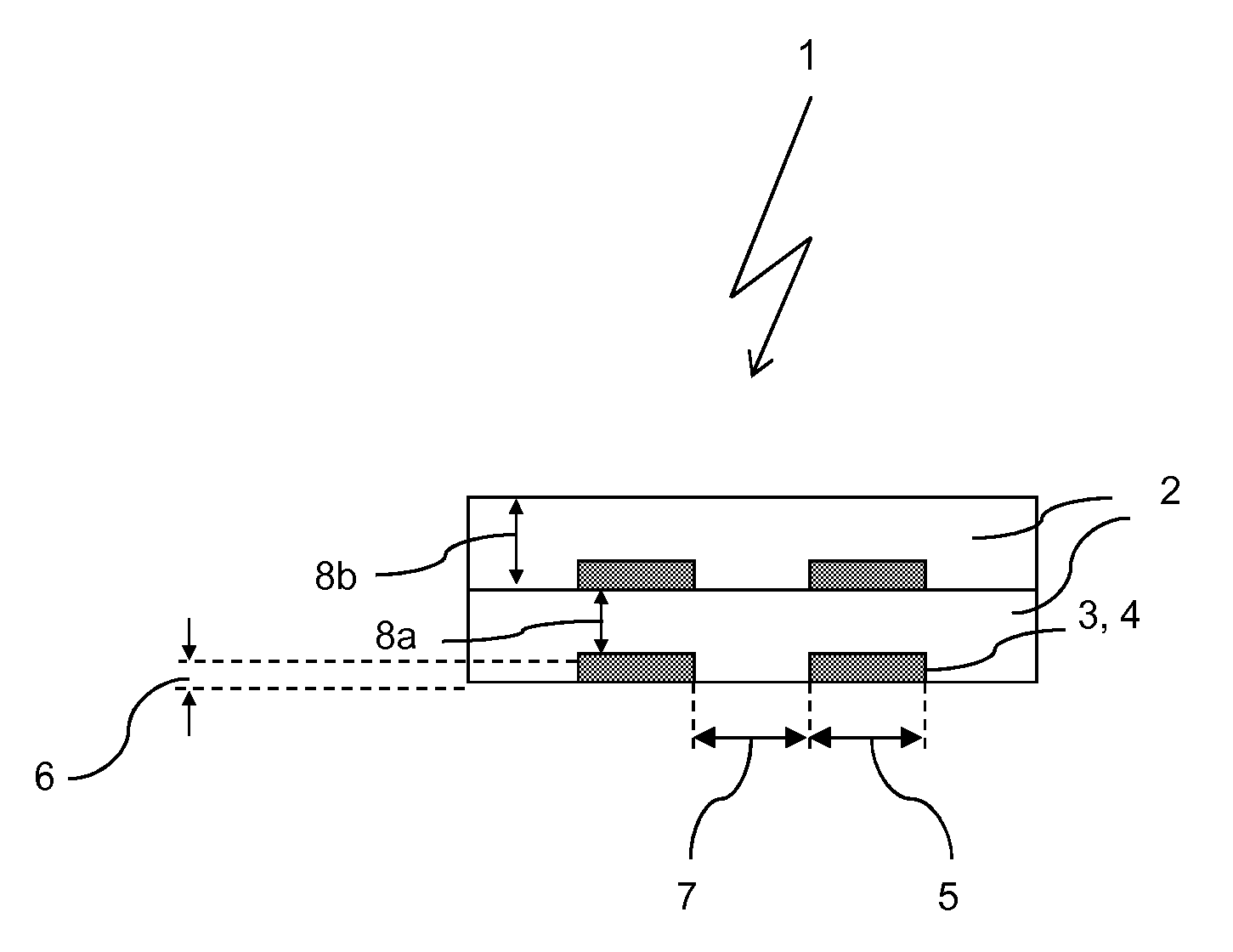 Sensor and sensor element