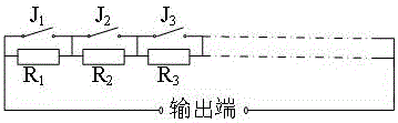 High-precision passive resistance generator for compensating hardware error influence