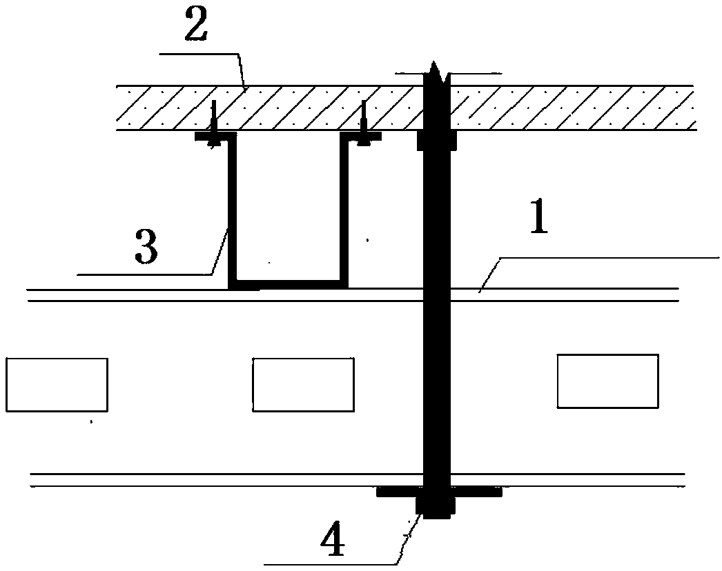 Construction method of cast-in-place decorative finish bare concrete wall
