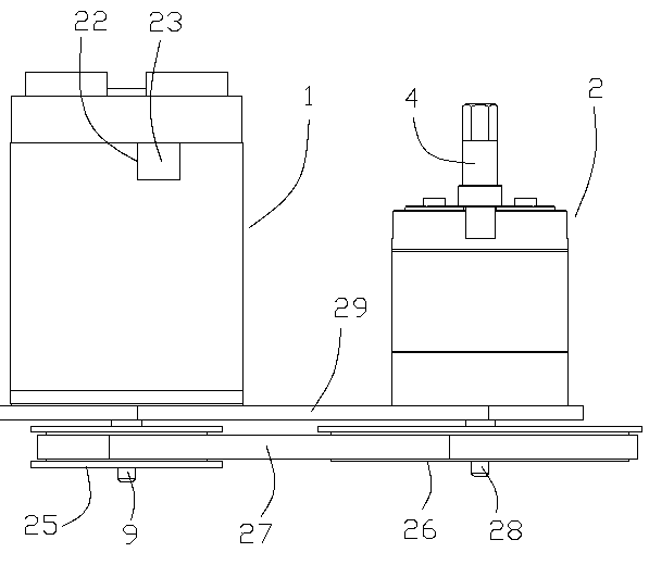 Combination type variable speed direct current permanent magnet motor