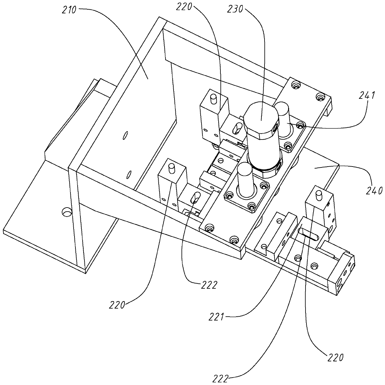 Lifting type glue dispensing device