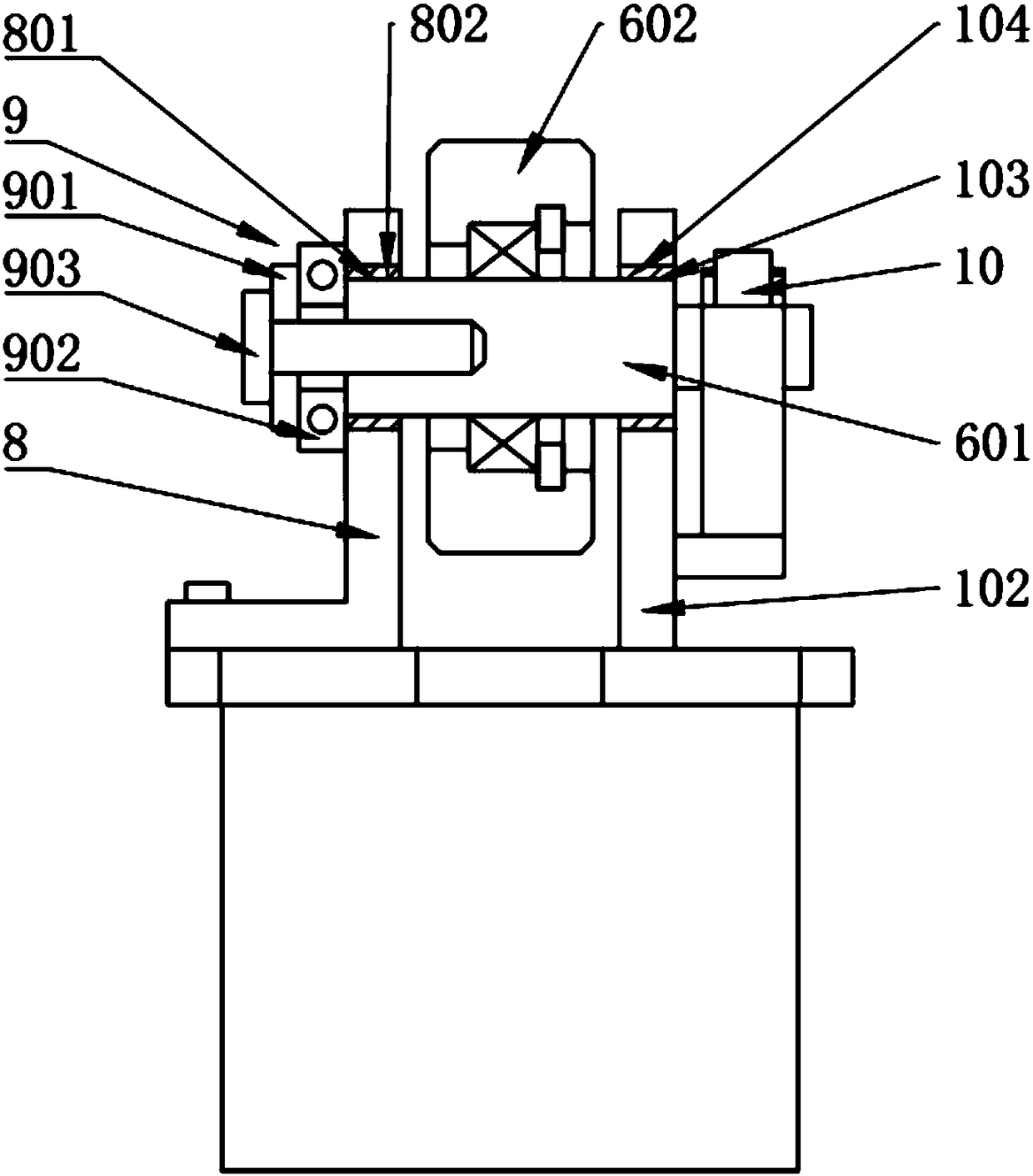 Single-cylinder telescopic boom length sensing device