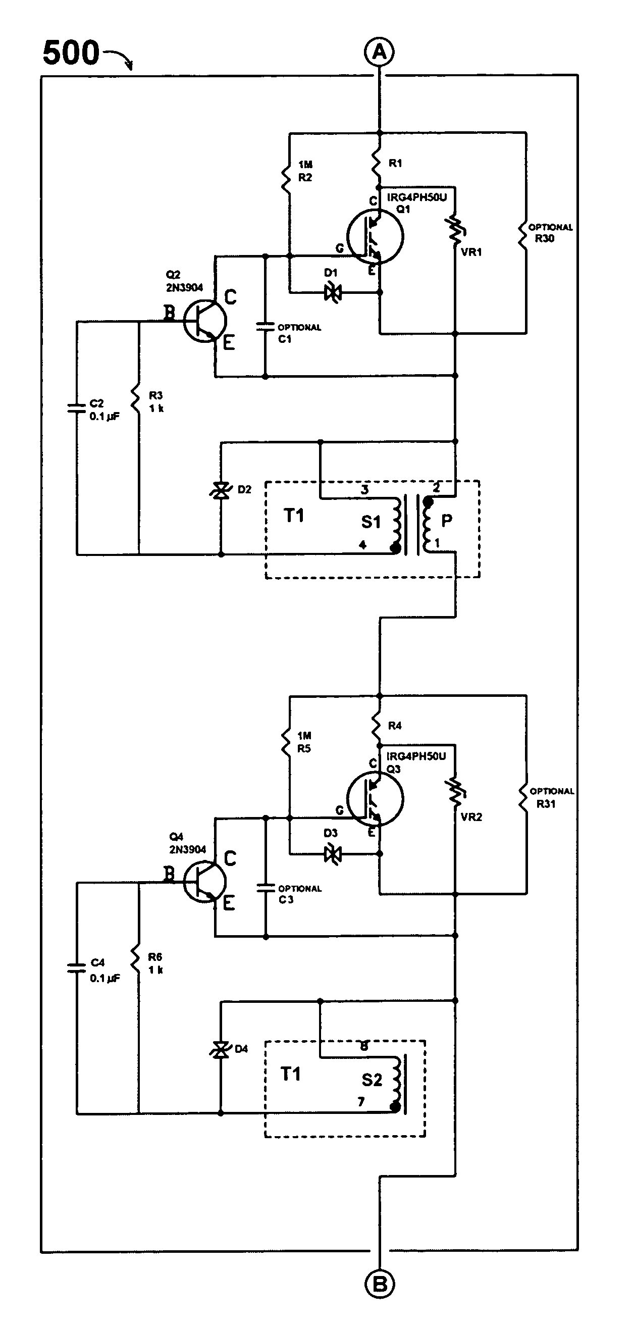 Method and apparatus for arc suppression in scanned ion beam processing equipment