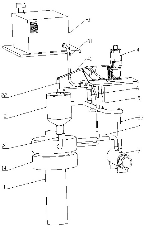 An oil casing dosing device