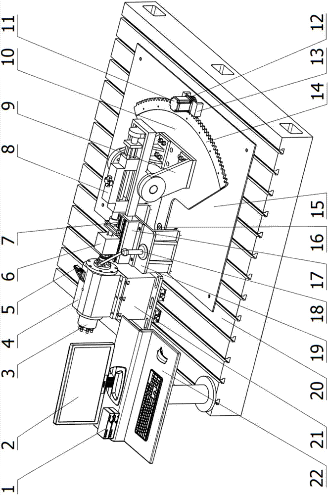 Machine tool main shaft pull broach mechanism reliability testing device