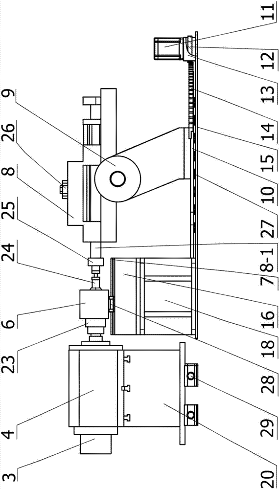 Machine tool main shaft pull broach mechanism reliability testing device