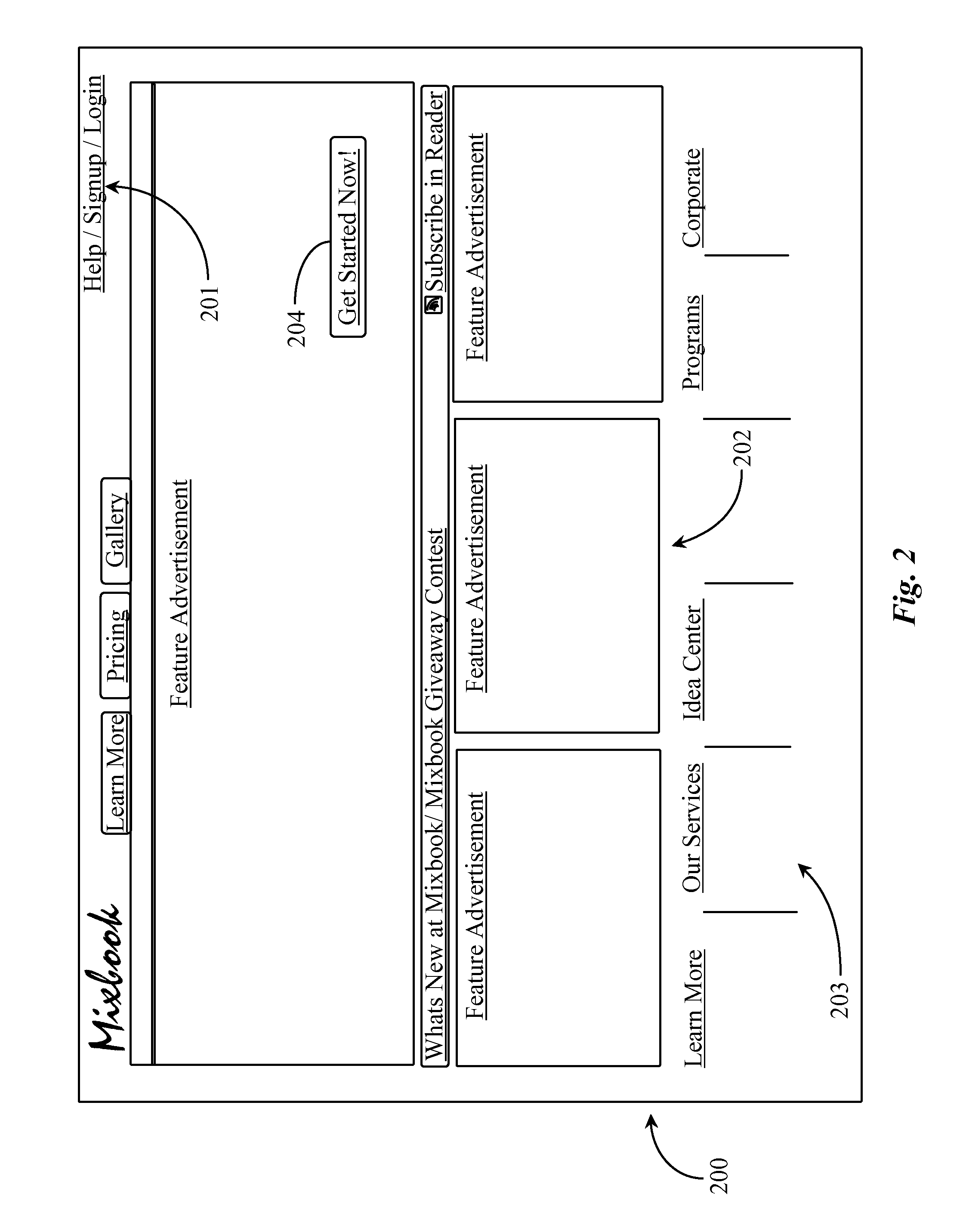 Method for Determining Effective Core Aspect Ratio for Display of Content Created in an Online Collage-Based Editor