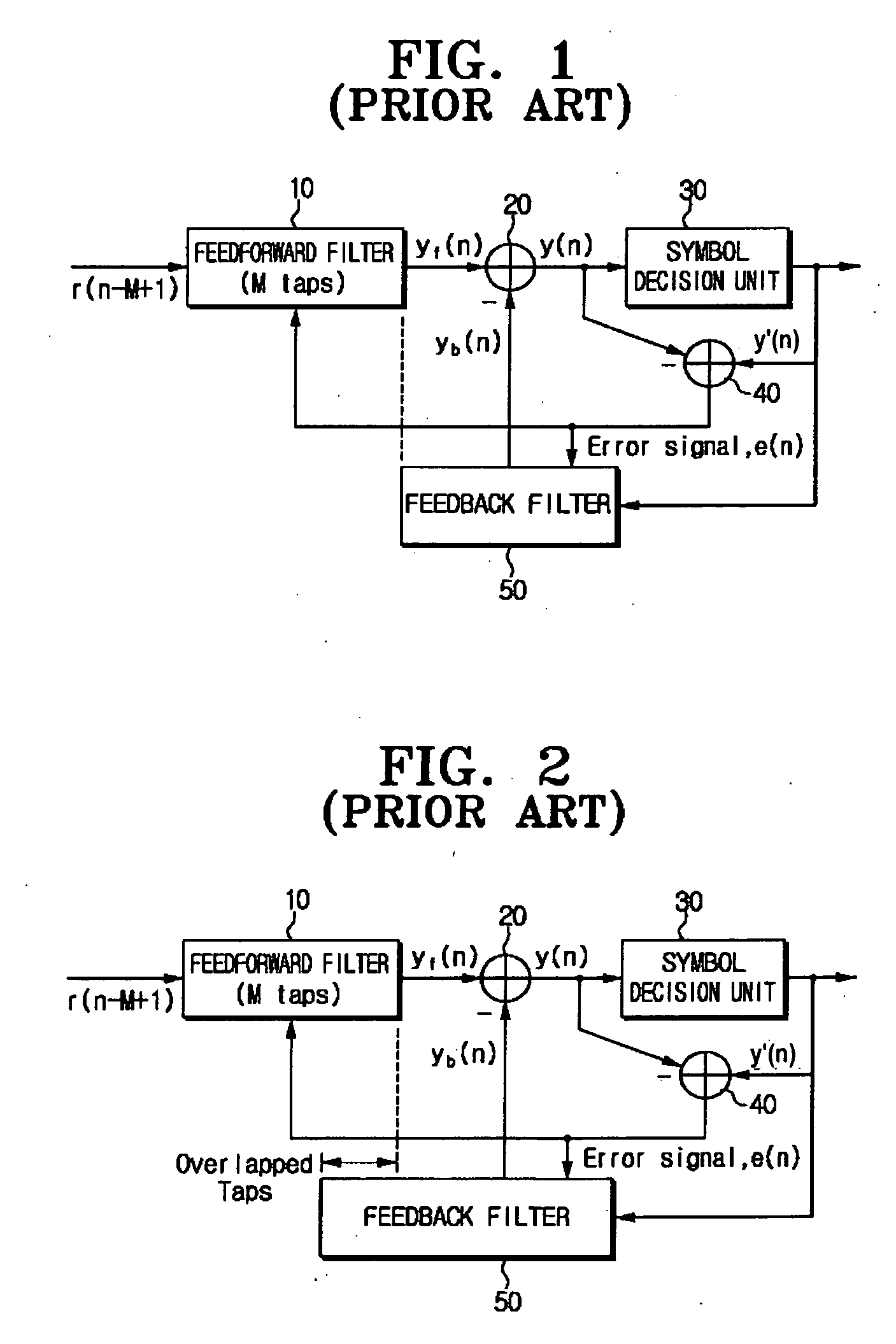 Decision-feedback channel equalizer usable with a digital receiver and method thereof