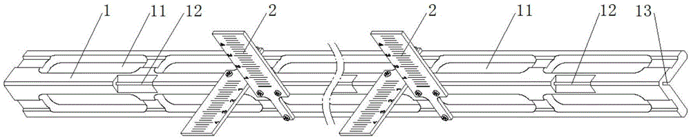 External angle punch rod for wall plastering and its application method