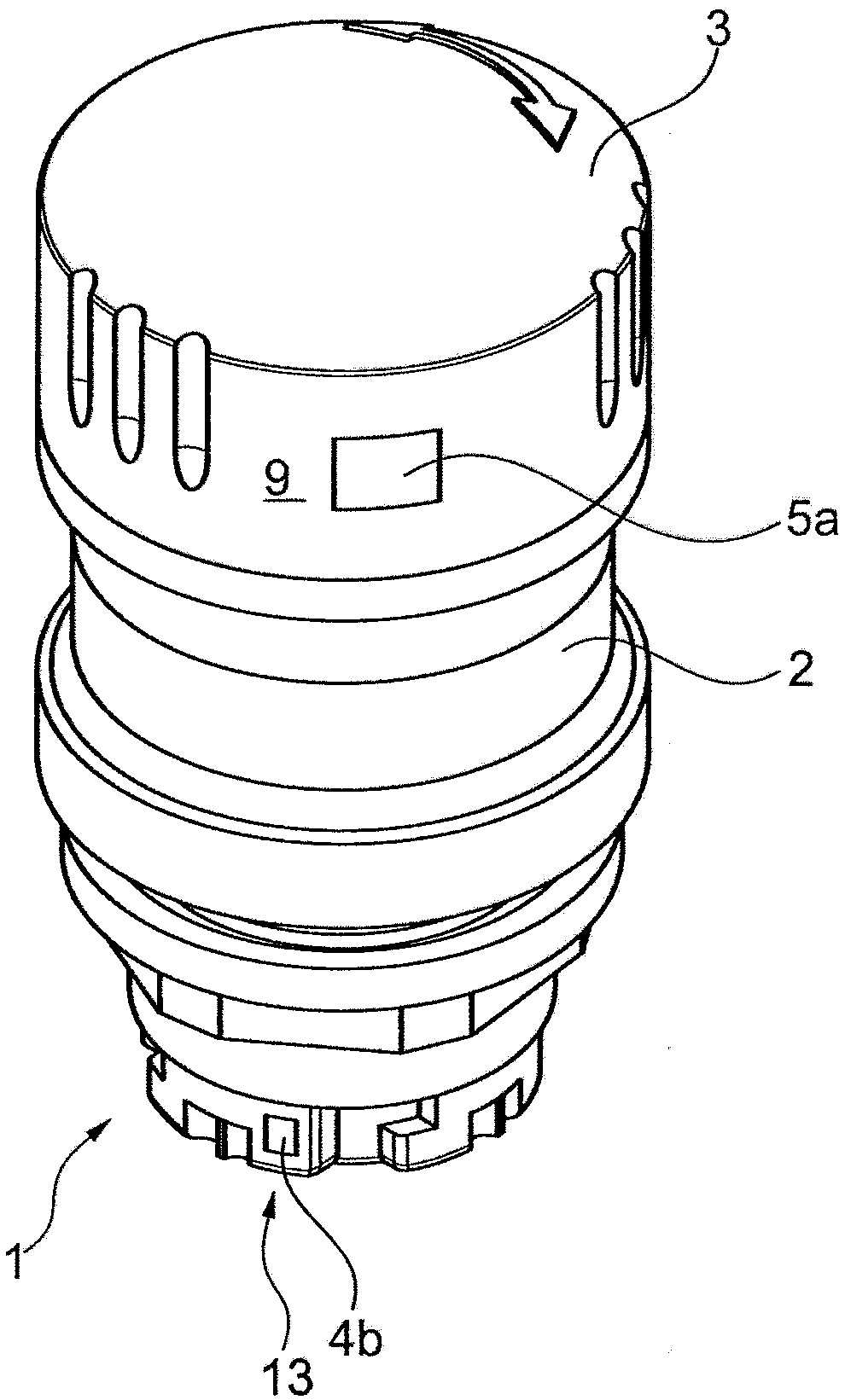 Actuator and/or switch apparatus of a command or signally device