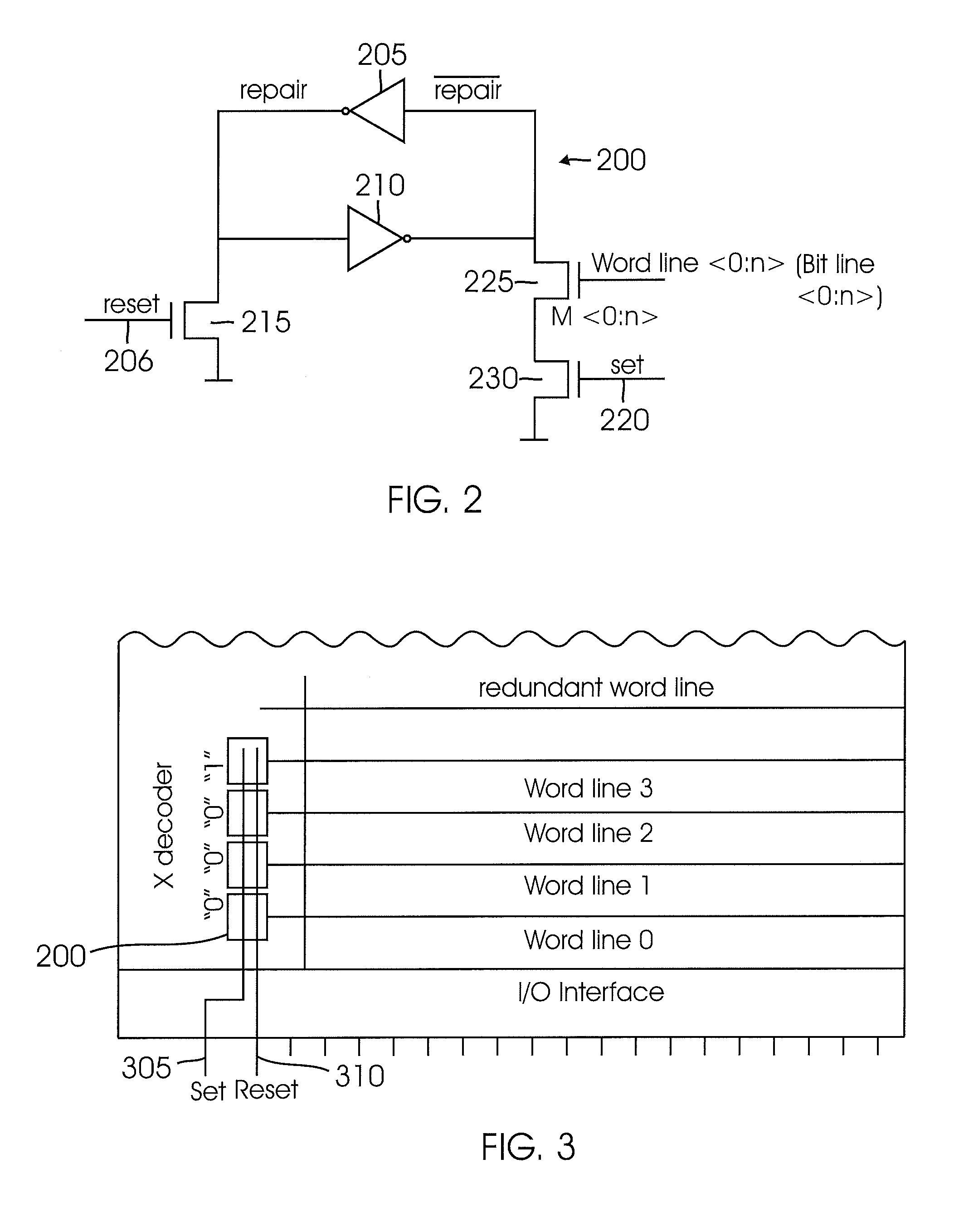 Memory row and column redundancy