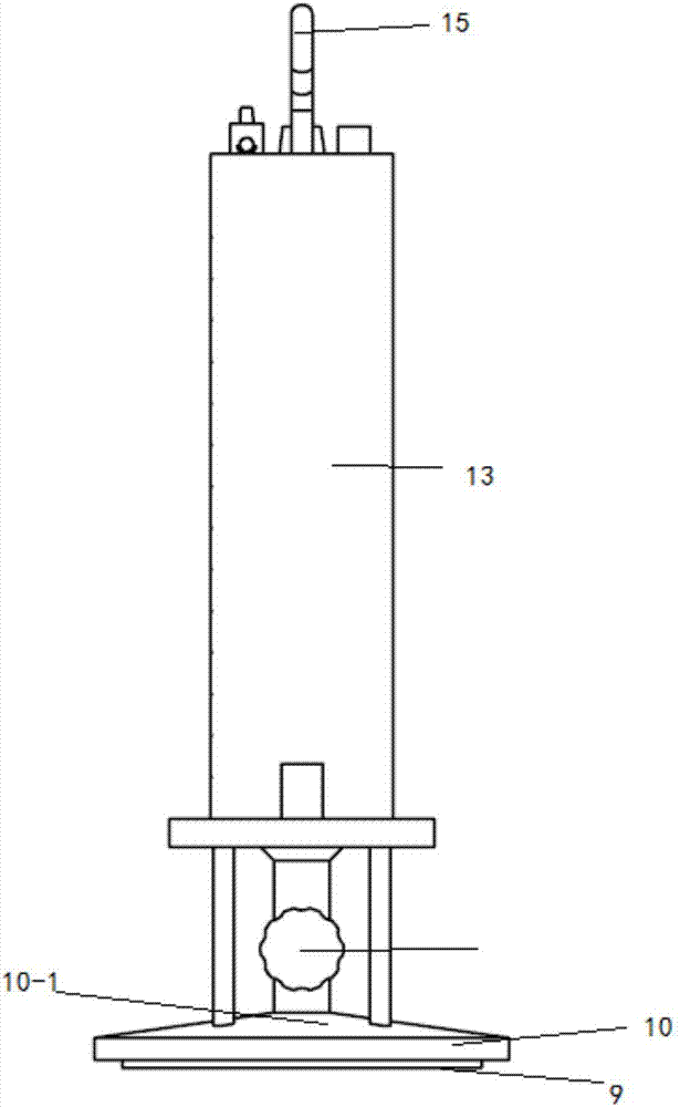 Portable simulation water seepage performance testing instrument and use method thereof