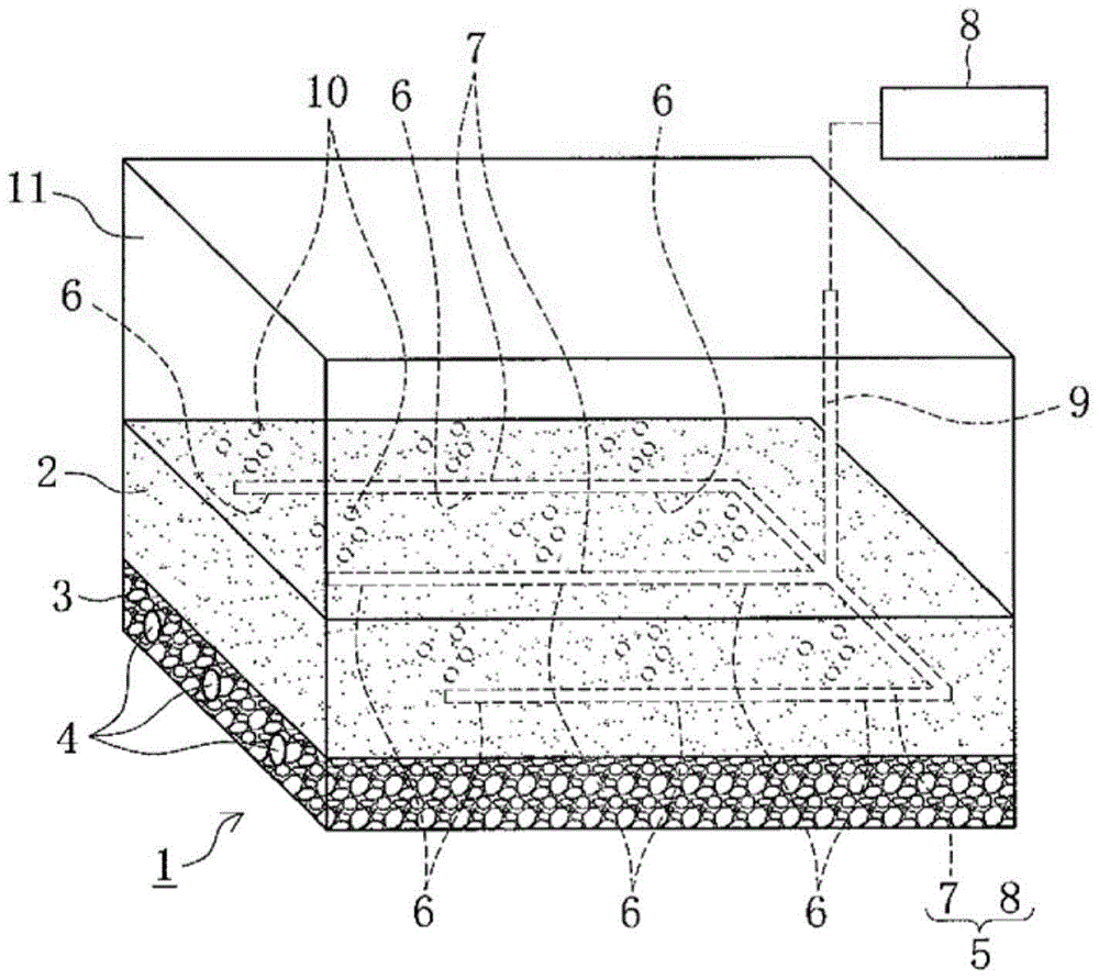 Cleaning system for filter sand layer