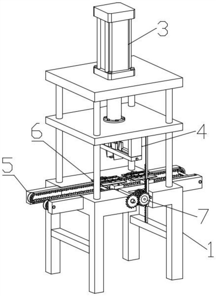 Material head cutting mechanism for synthetic plastic part production