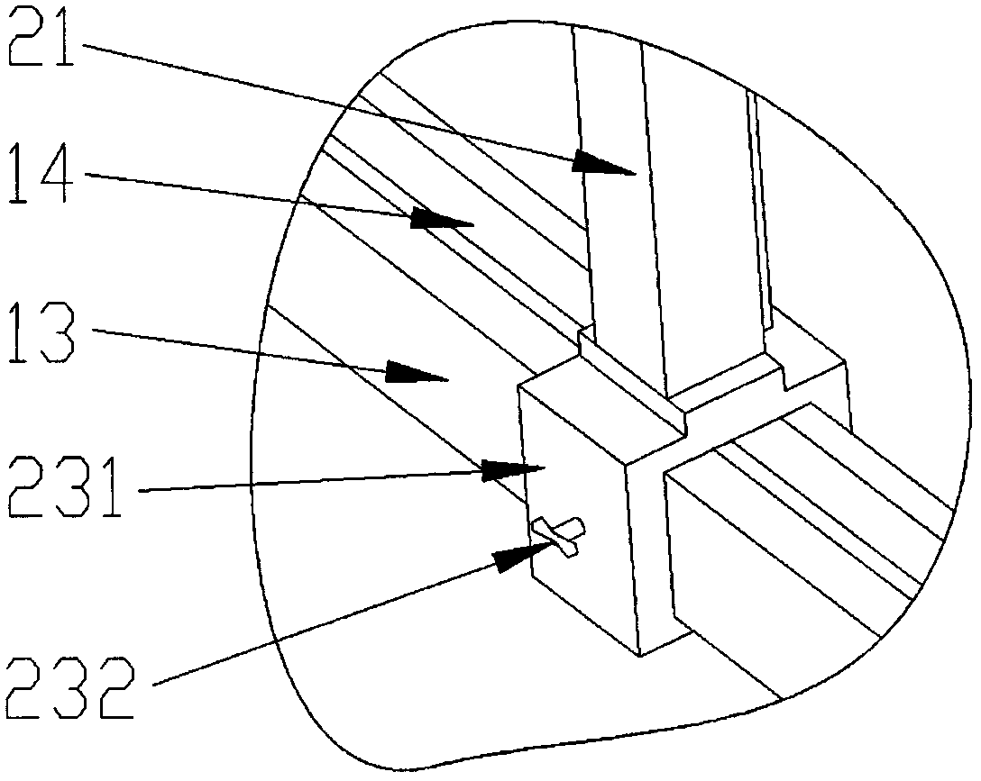 Innovative overlap experimental device of spatial multi-rod mechanism and application method