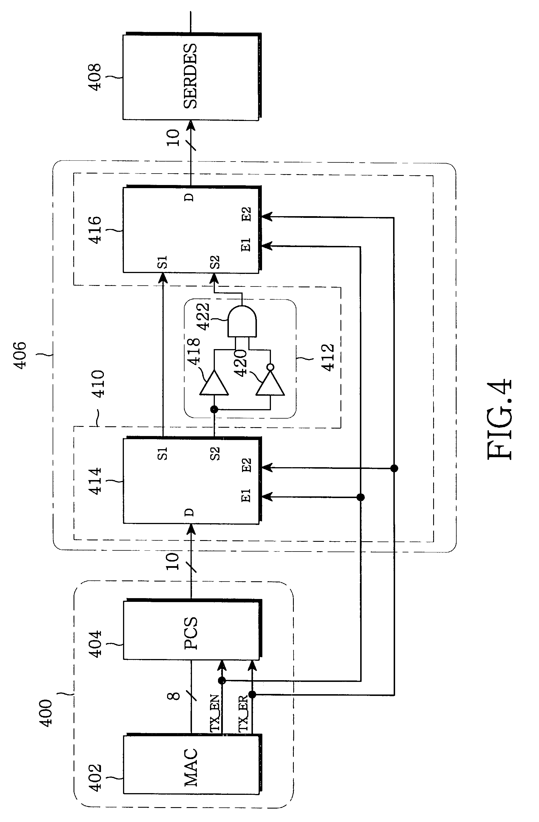 Idle-pattern output control circuit used in a Gigabit Ethernet-passive optical network