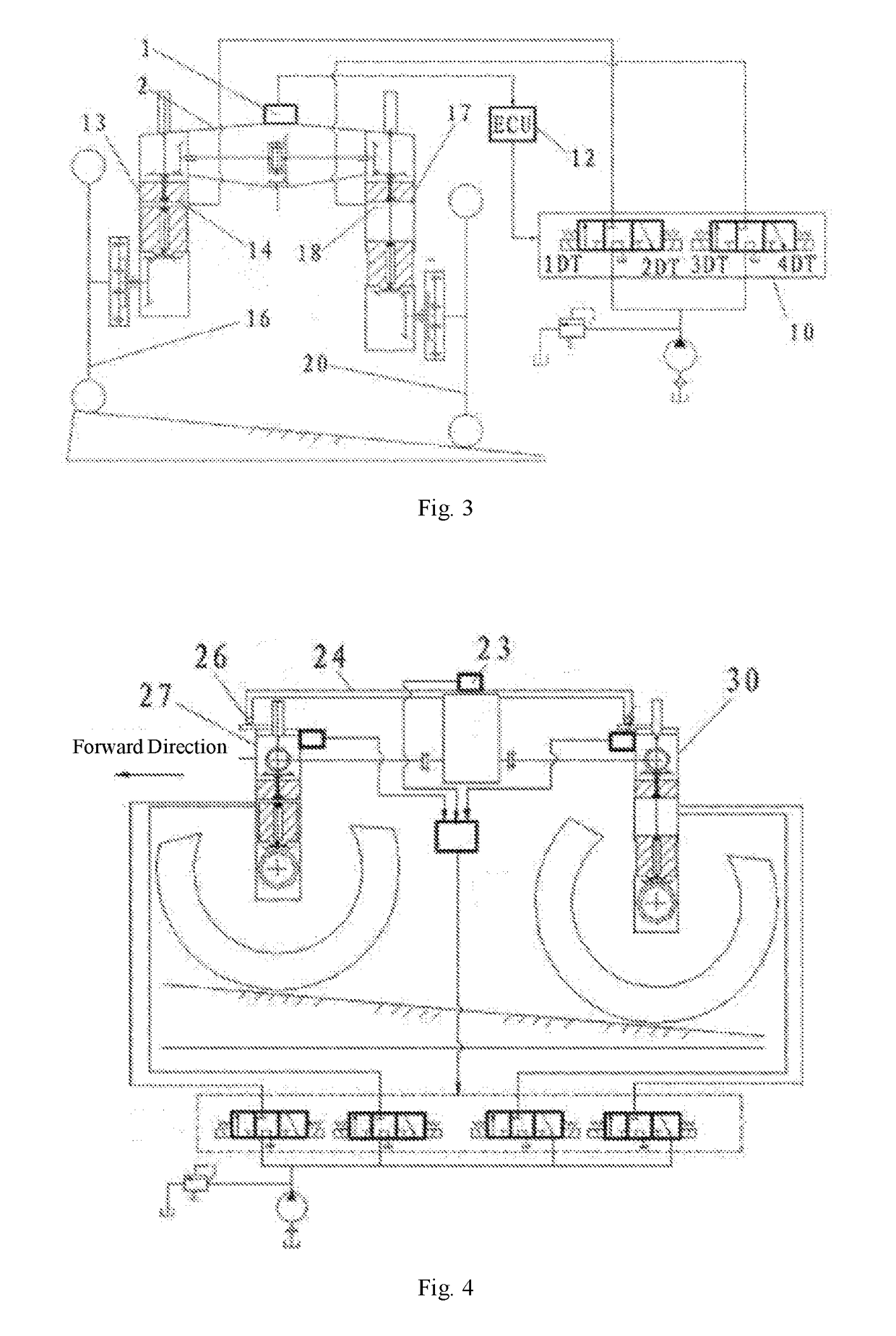 Auto-leveling drive axle device for wheeled tractor, and leveling method