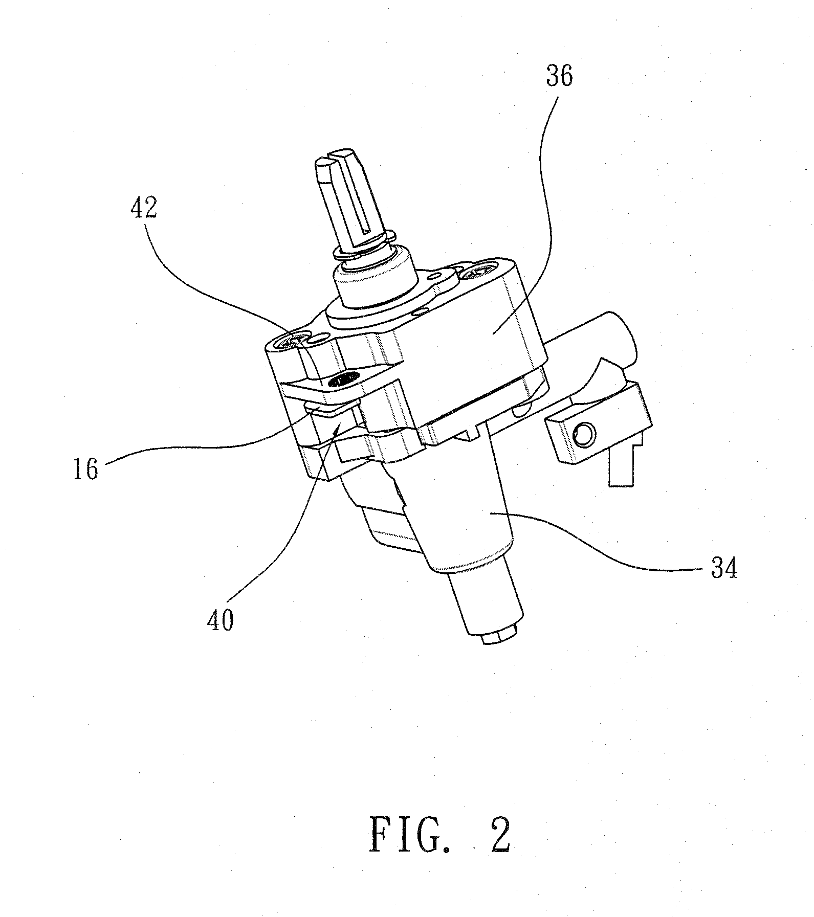 Gas ignition switch