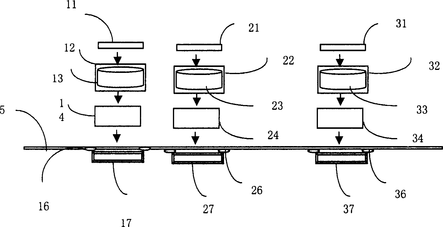 Touching control device and control panel for household electric appliance
