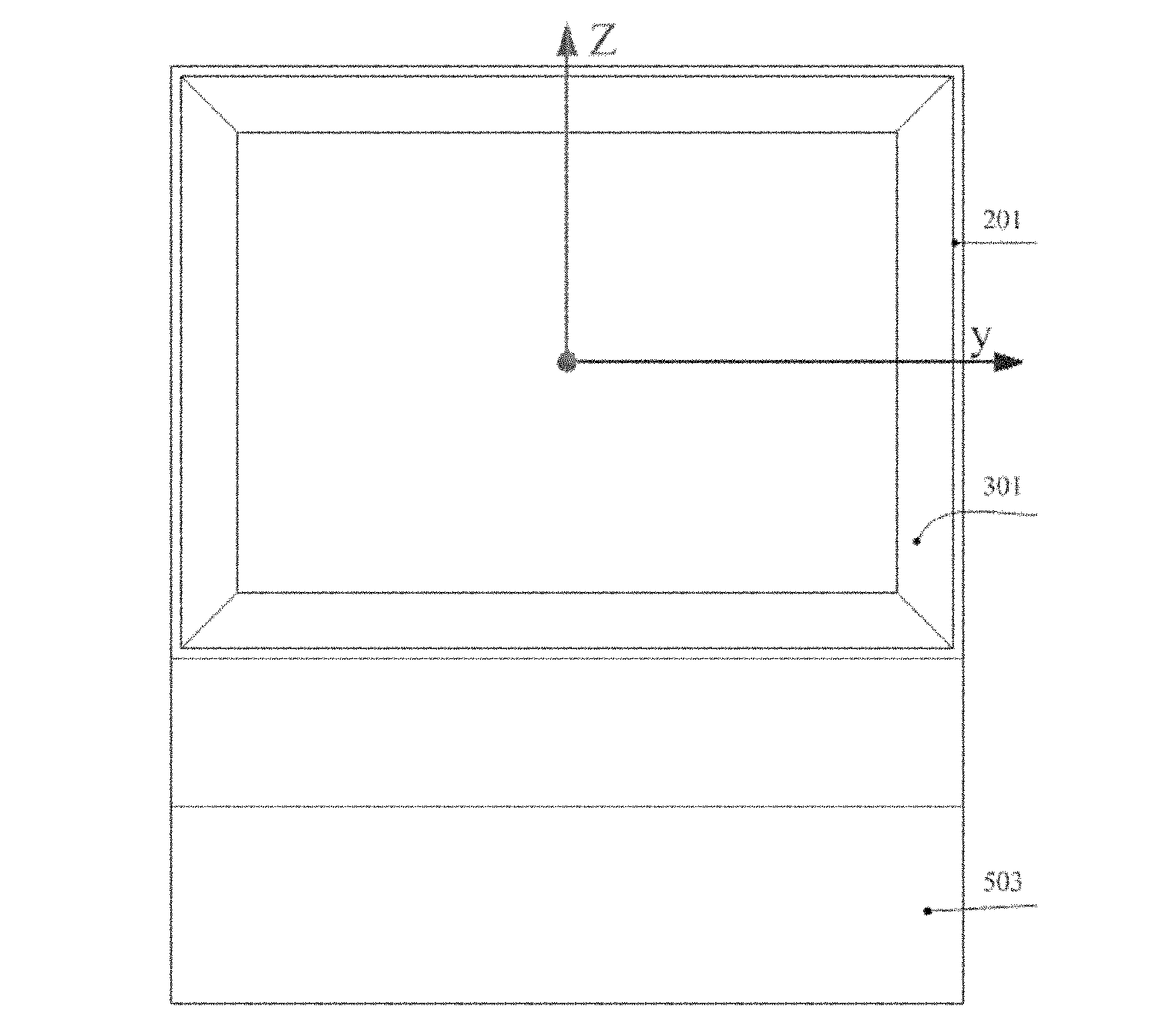 Magnetic circuit for detecting chip through nuclear magnetic resonance microscope