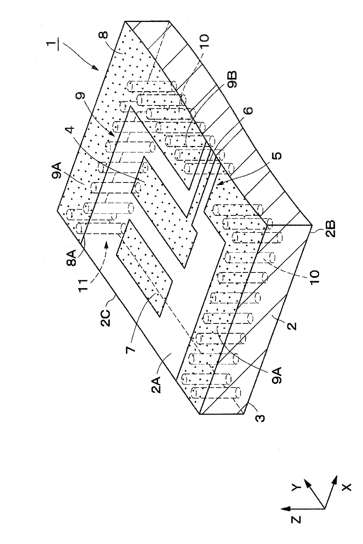 Horizontal radiation antenna