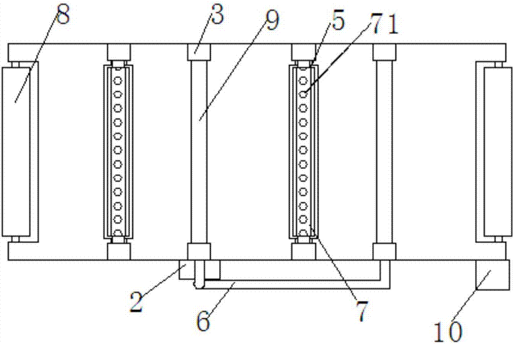 Production process and equipment of waterproof and anti-cracking polypropylene base cloth