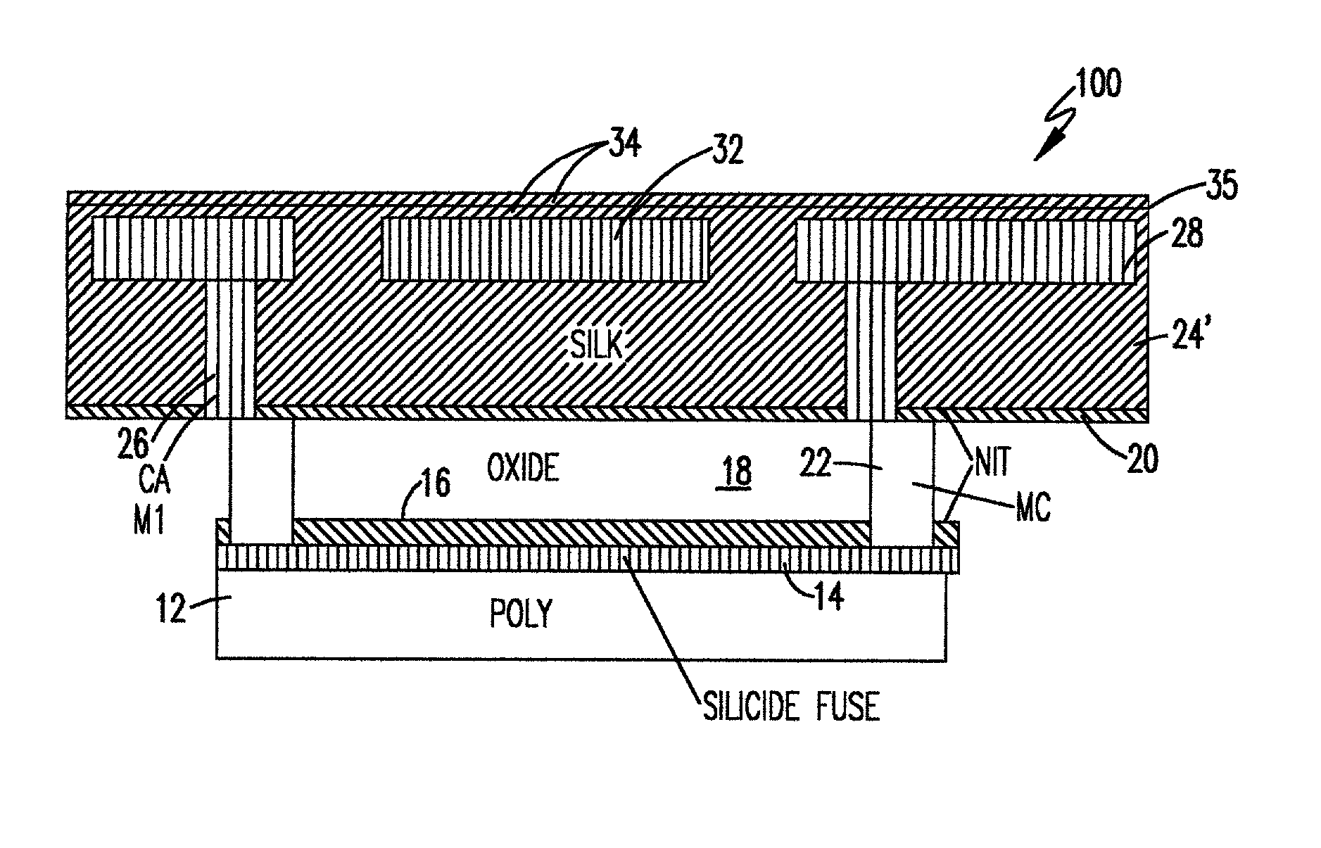 Fuse structure with thermal and crack-stop protection