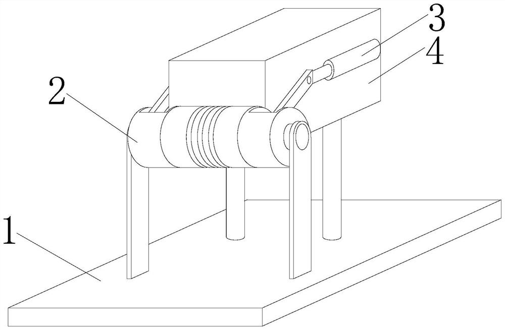 Pay-off tightening device for high-performance fiber knitting machine