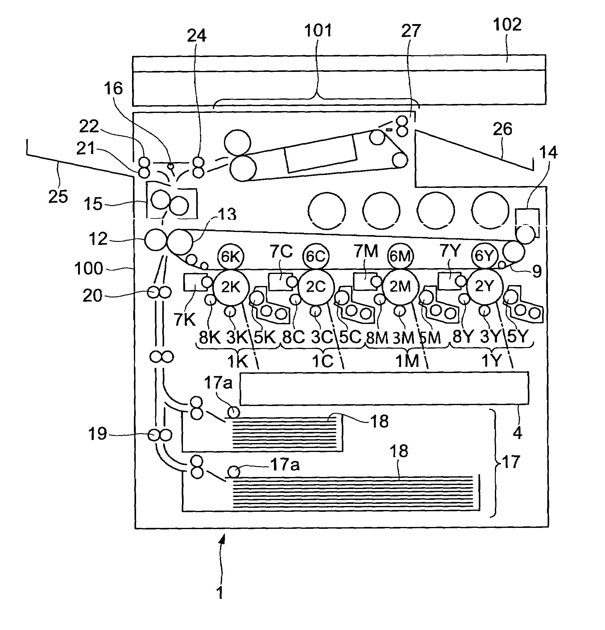 Image forming process and image forming apparatus, electrophotographic image-receiving sheet, and electrophotographic print