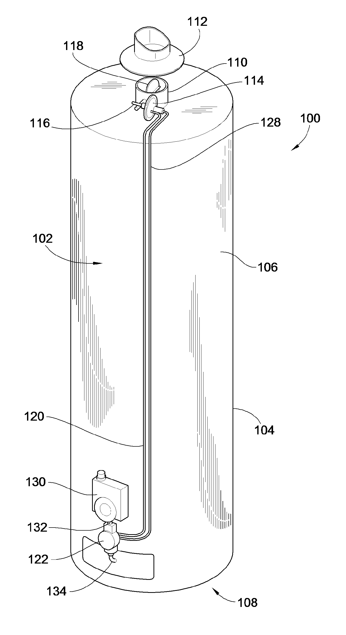 System and Method to Reduce Standby Energy Loss in a Gas Burning Appliance