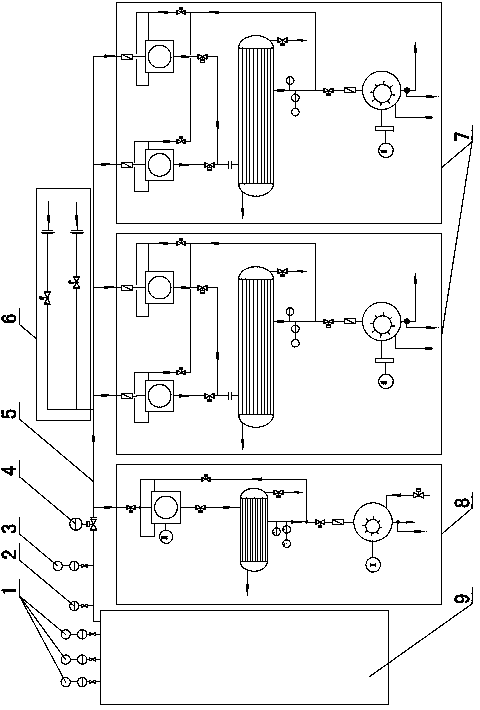 Precise adjustment system for vacuum degree of giant vacuum chamber