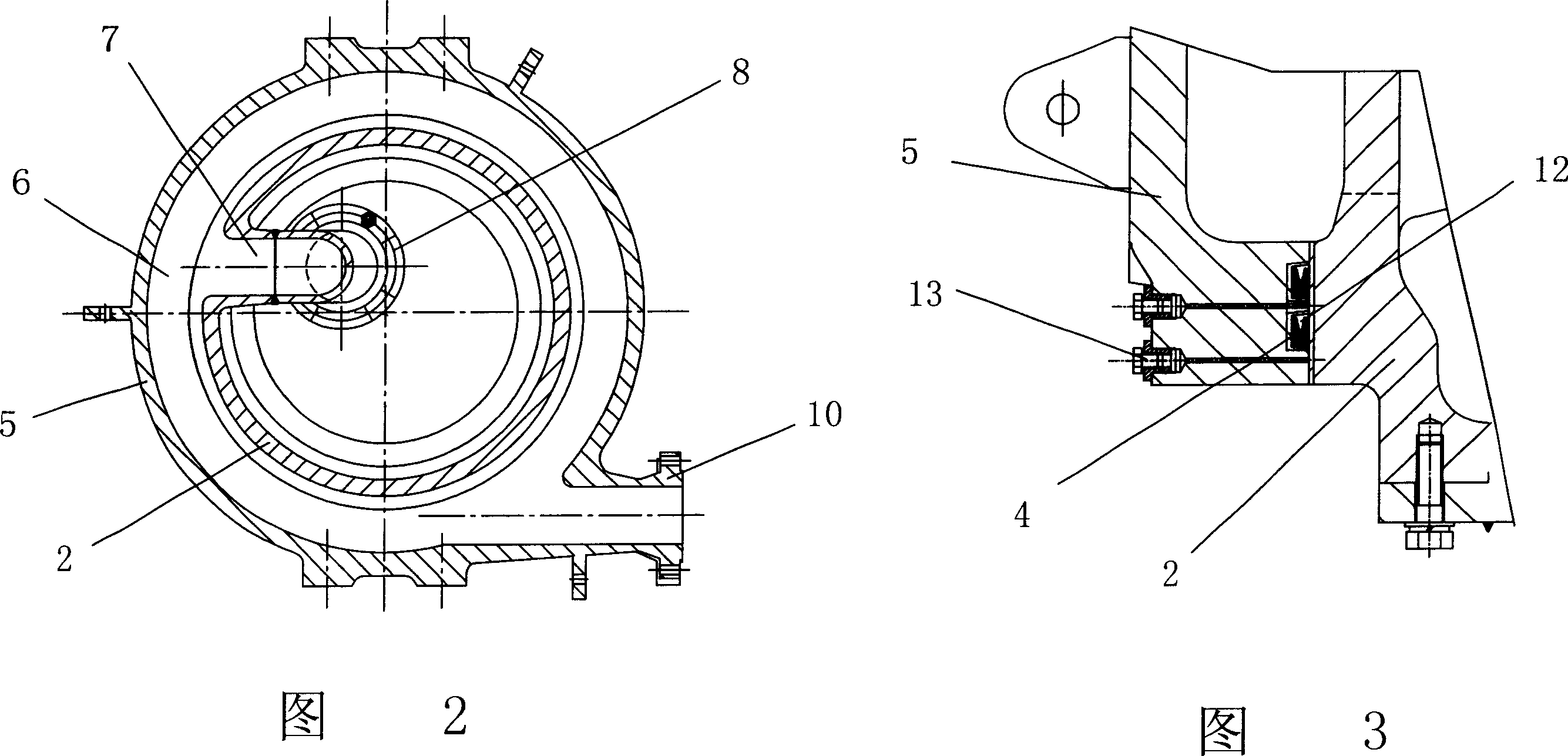 Rotating joint device for liquid
