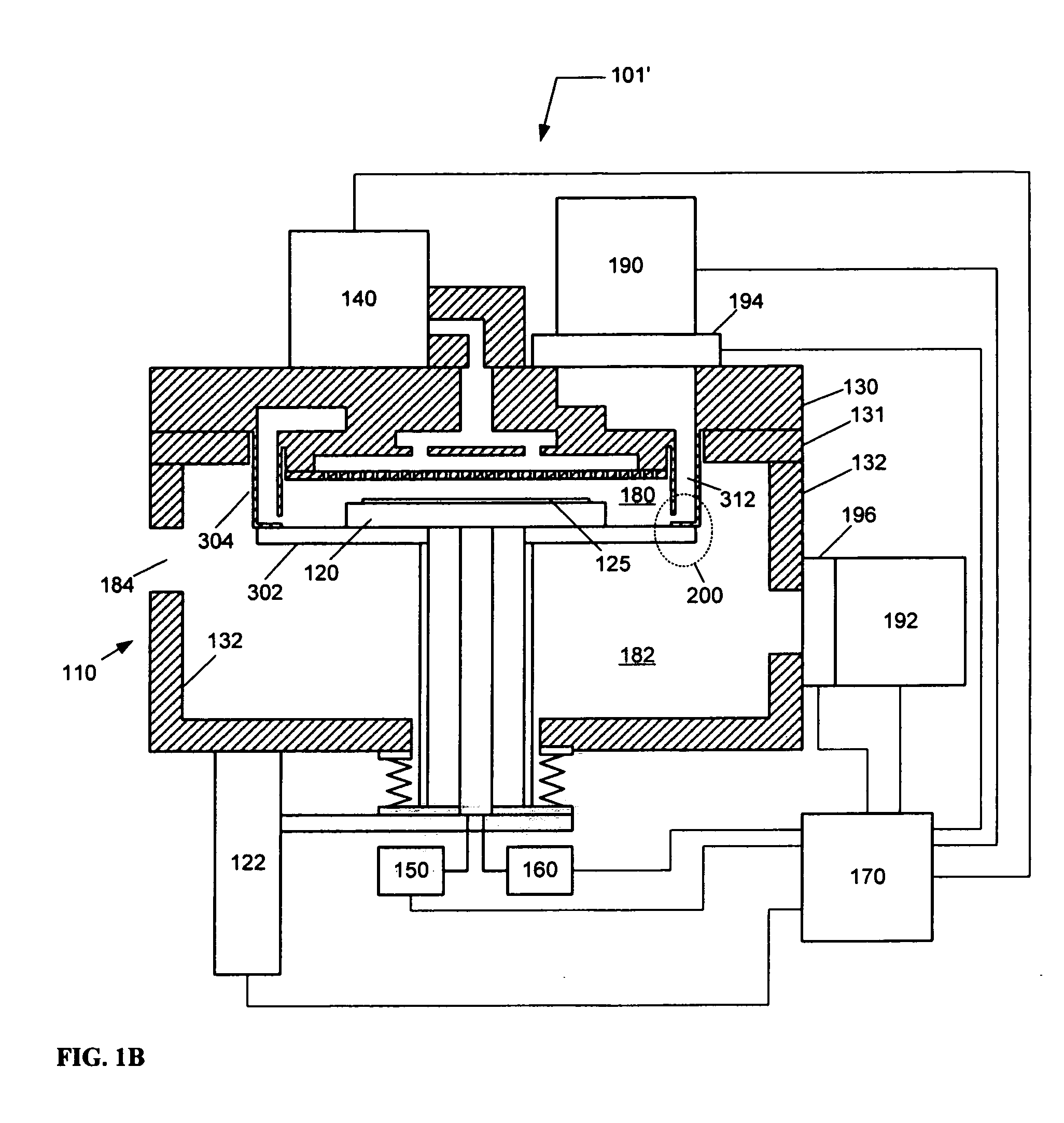 Exhaust apparatus configured to reduce particle contamination in a deposition system