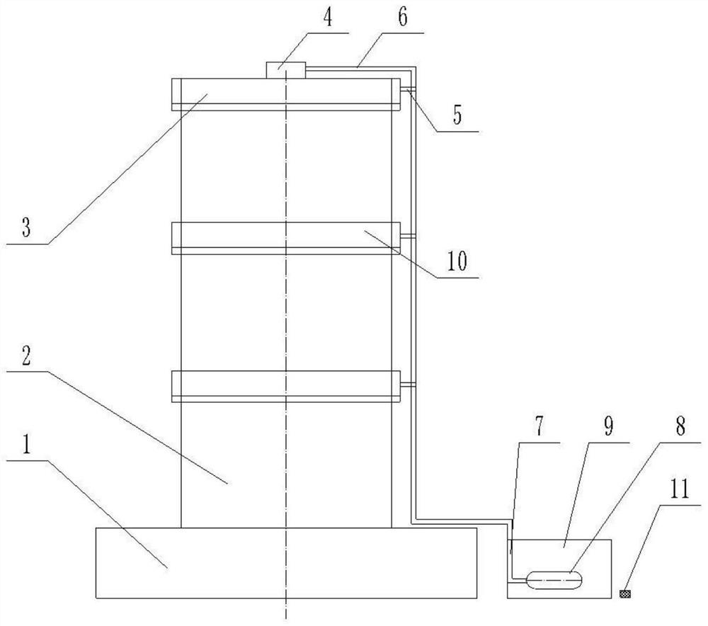 Energy-saving concrete pier maintenance device