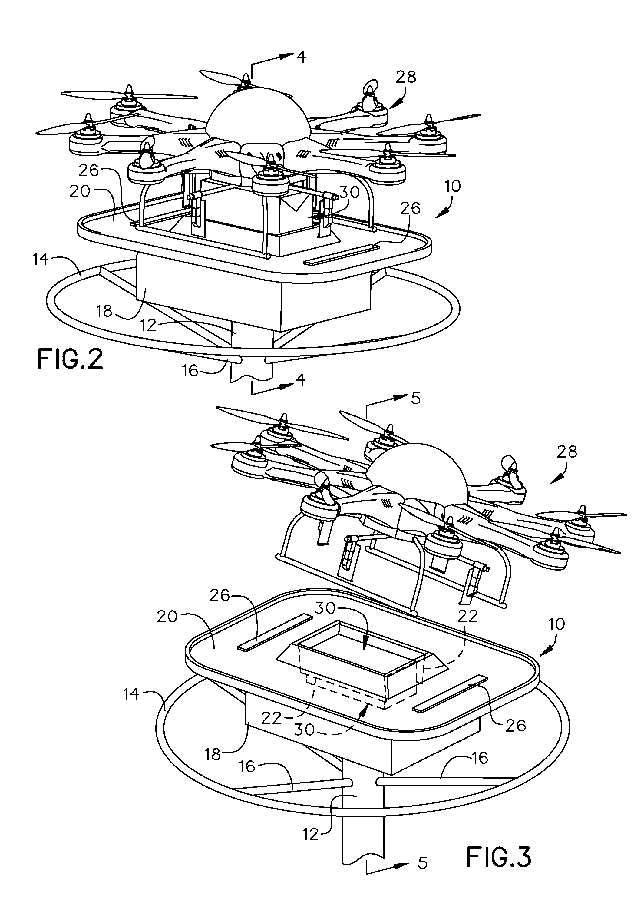 Delivery platform for unmanned aerial vehicles