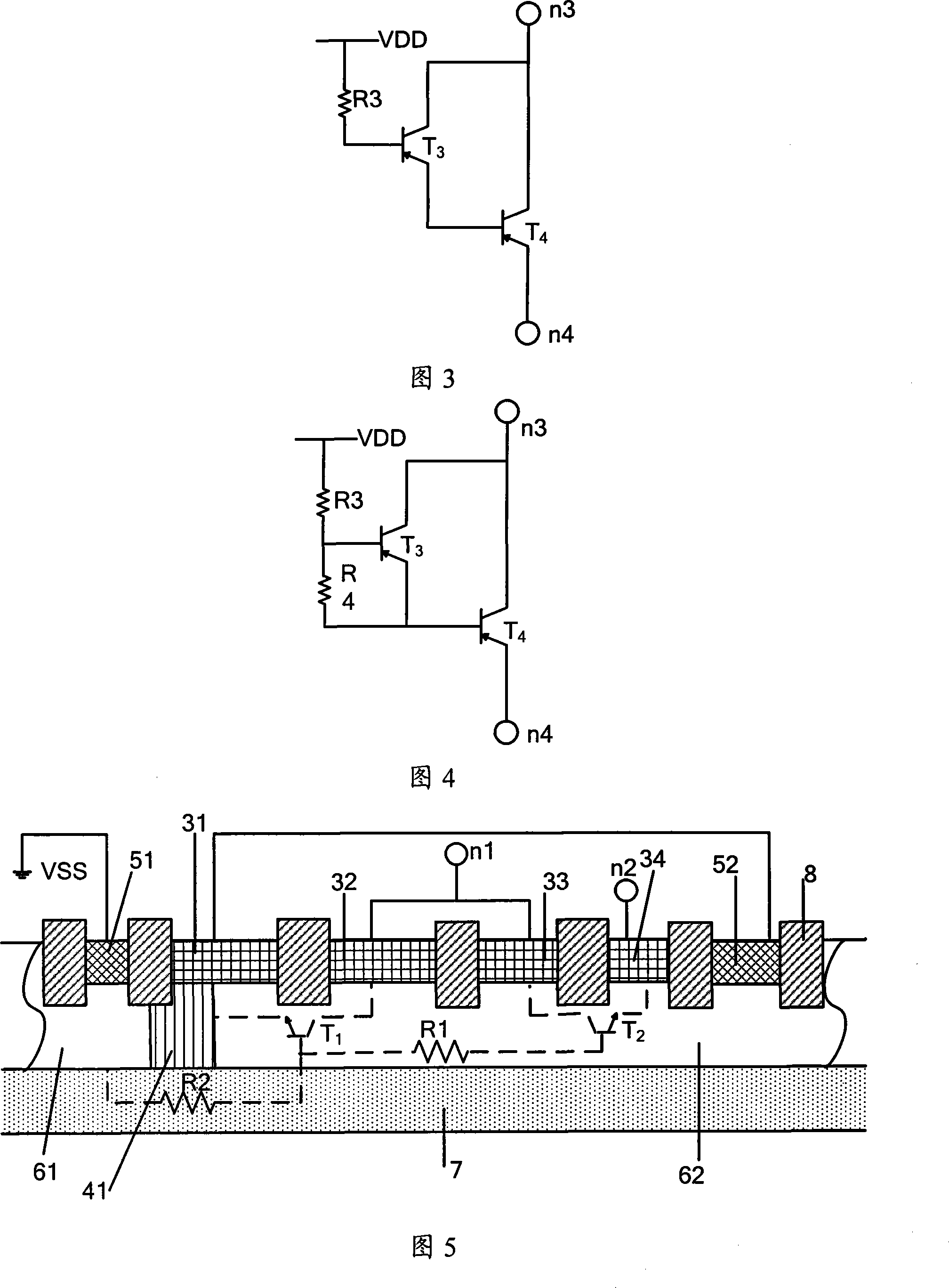 Discharging unit for enhancing protection circuit over current capability and its manufacture method