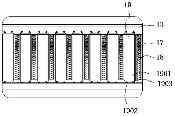 Burr cleaning device with grinding structure for bearing machining