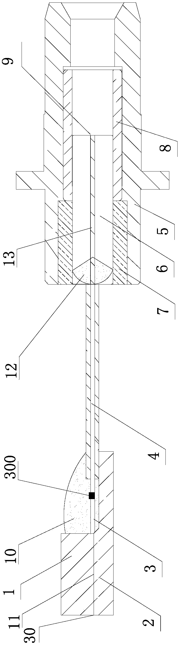 Optical fiber assembly applied to silicon photonic optical communication