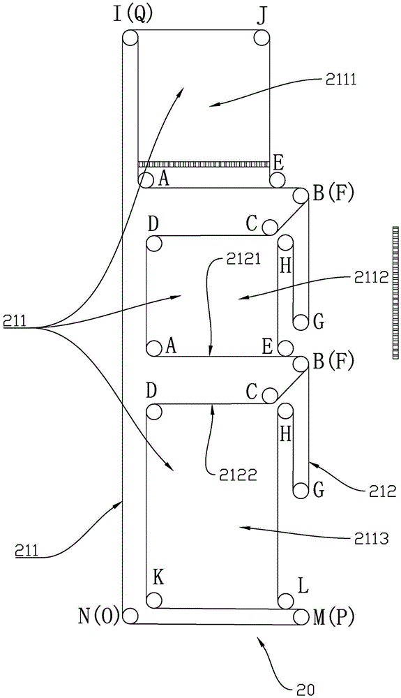 Multi-layer intercommunicating roller shutter lifting equipment