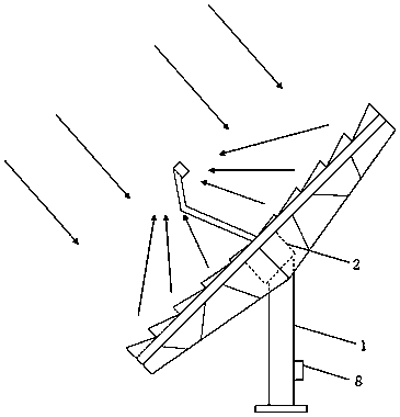 Novel disc type light collecting lens structure
