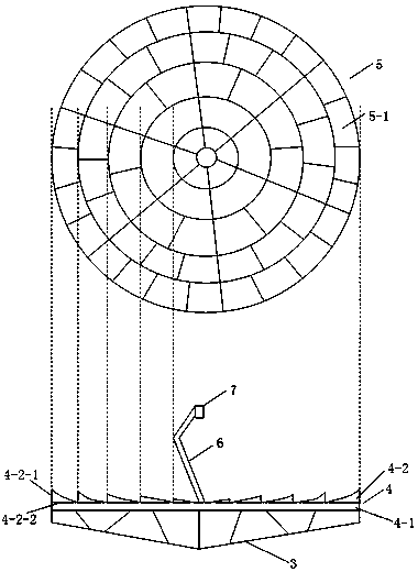 Novel disc type light collecting lens structure