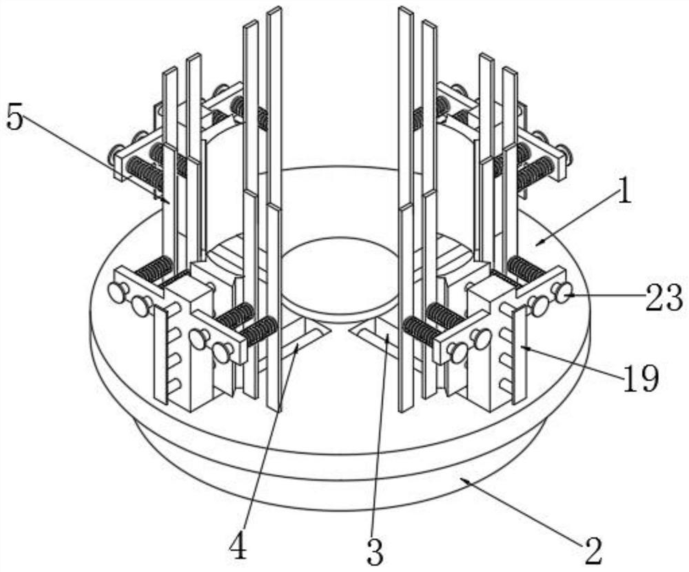 Tank bottom supporting structure for tank transportation and working method of tank bottom supporting structure